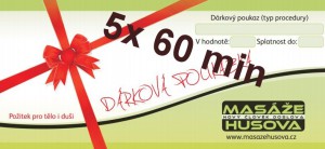Masáže Husova - Dárková poukázka