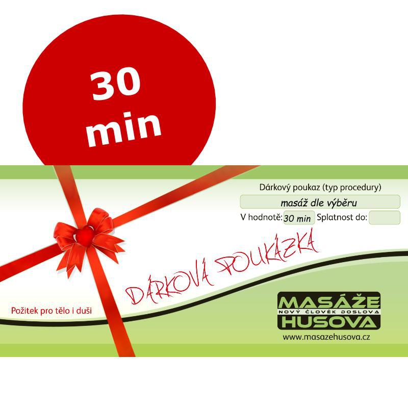 Dárková poukázka 30 min